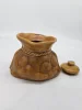 Ceramiczny pojemnik na kawę w kształcie worka – 16x12 cm, sygnowany