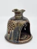 Ceramiczny kominek do aromaterapii / świecznik ażurowy – rękodzieło