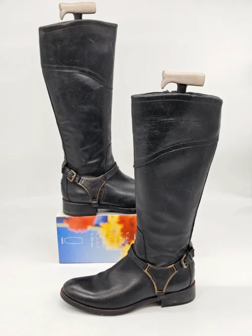 Kozaki damskie Tommy Hilfiger Hamilton – skóra naturalna, rozm. 37.5 (wkładka 25 cm)