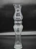 Wazon szklany bezbarwny, 45 cm – nowoczesna forma,