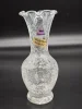 Wazon IRA Kristall – szkło krakelowane, ręcznie dmuchane, Niemcy, 18 cm