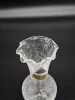 Wazon IRA Kristall – szkło krakelowane, ręcznie dmuchane, Niemcy, 18 cm