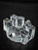 Austen Glaskunst – designerski świecznik lodowy, 15 × 13 cm, szkło artystyczne Niemcy