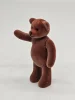 Figurka misia flockowanego McDonald’s 1999 – kolekcjonerski gadżet vintage, 9 cm