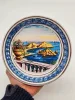Włoski talerz dekoracyjny – Taormina Isola Bella, ręcznie malowany, Leto Jahi, 20 cm