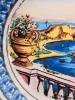 Włoski talerz dekoracyjny – Taormina Isola Bella, ręcznie malowany, Leto Jahi, 20 cm