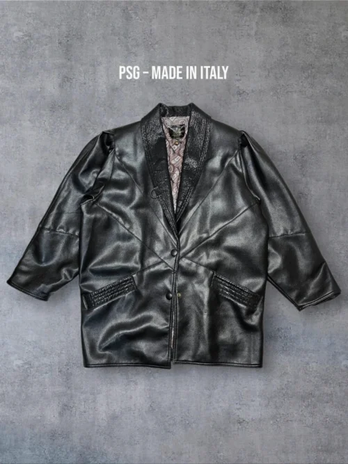 Marynarka skórzana damska PSG – Made in Italy