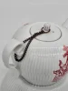 Zabytkowy porcelanowy dzbanek z podgrzewaczem Wallendorf 1764