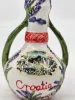 Ceramiczna karafka pamiątkowa Croatia Plitvička Jezera lawenda 11 cm