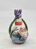 Ceramiczna karafka pamiątkowa Croatia Plitvička Jezera lawenda 11 cm