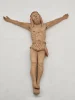 Rzeźba drewniana Jezus Chrystus postać do krzyża ludowa 35 × 30 cm