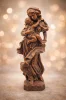 Figura Matka z Dzieckiem rzeźba dekoracyjna z wosku styl sakralny 49 cm