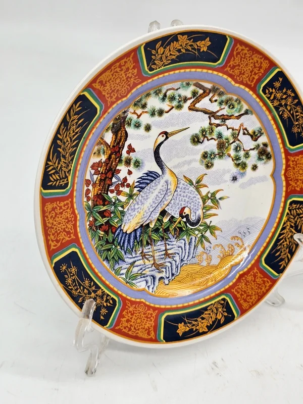 Para talerzy dekoracyjnych RDO de Mallorca 20 cm ptaki orientalne Hiszpania