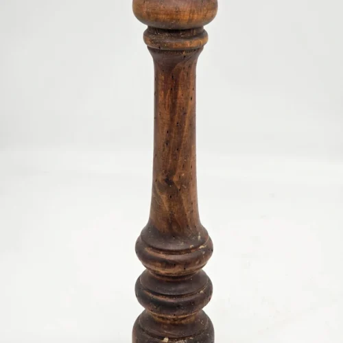 Duży drewniany stary młynek do pieprzu Made in Italy vintage 39 cm