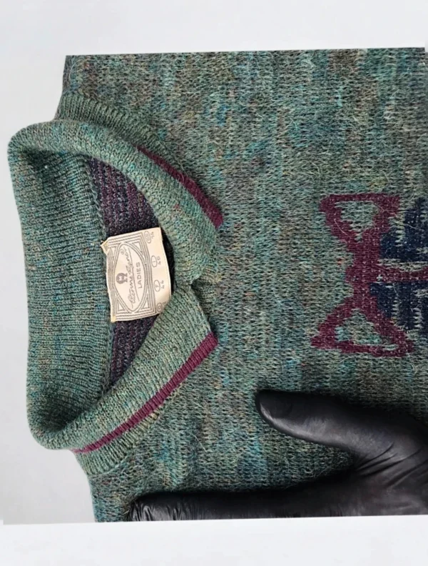 Etienne Aigner sweter wełniany z motywem Myśliwskim moher, unisex