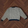 Ronin Rage  wełniany Sweter vintage beż granat