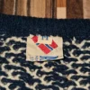 Ronin Rage  wełniany Sweter vintage beż granat