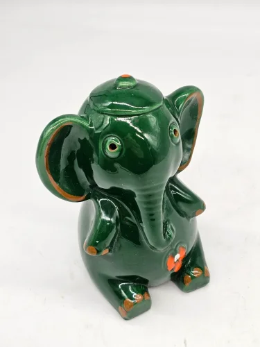 Ceramiczna skarbonka słoń Made in Italy 17 cm