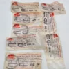 Zestaw 8x spirala grzewcza Eichenauer  220V Ø3,5 mm 500W 650W vintage NOS