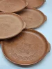 Talerz ceramiczny do pizzy 26 cm West Germany brąz rustykalny cena za 1 szt