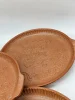 Talerz ceramiczny do pizzy 26 cm West Germany brąz rustykalny cena za 1 szt