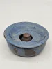 Ceramiczny kominek do aromaterapii niebieska glazura Ø15 cm