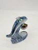 Kominek zapachowy delfin perłowa ceramika 18 cm
