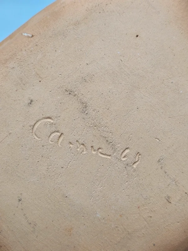 Maselniczka ceramiczna Carmes 69 ręcznie robiona vintage