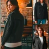 Kurtka Pepe Jeans london „Gillian” czarna, wełna z wiskozą, rozmiar S