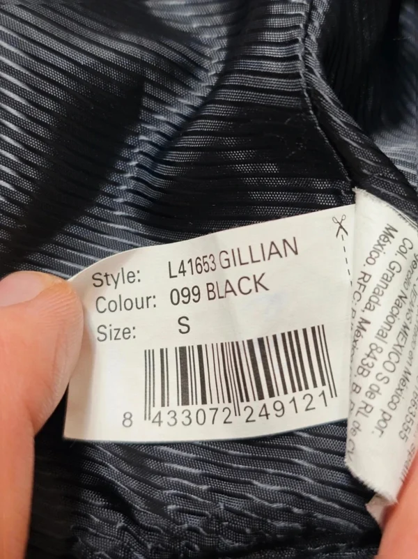Kurtka Pepe Jeans london „Gillian” czarna, wełna z wiskozą, rozmiar S