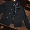 Kurtka Pepe Jeans london „Gillian” czarna, wełna z wiskozą, rozmiar S