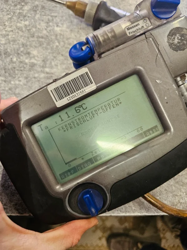Wöhler A500 analizator spalin miernik z sondą