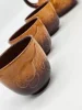 Niemiecki zestaw Ceramiczny dzbanek + 6 czarek relief winogrona vintage