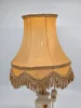 Lampa stołowa vintage z frędzlami 55 cm klosz do renowacji