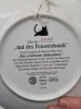 Talerz kolekcjonerski Kahla koty Jürgen Scholz Na parapecie 20 cm