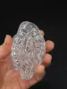 Szklany pojemnik łabędź maselnica bomboniera szkło vintage 10 cm