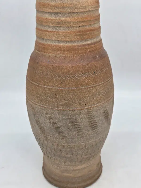 Wazon podłogowy ceramika artystyczna brutalist handmade 48 cm
