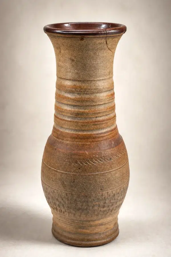 Wazon podłogowy ceramika artystyczna brutalist handmade 48 cm