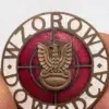 Odznaka Wzorowy Dowódca brązowy orzeł emalia militaria PRL