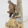 Lampa figuralna Gräfenthal Thüringen – porcelanowa para