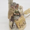 Lampa figuralna Gräfenthal Thüringen – porcelanowa para