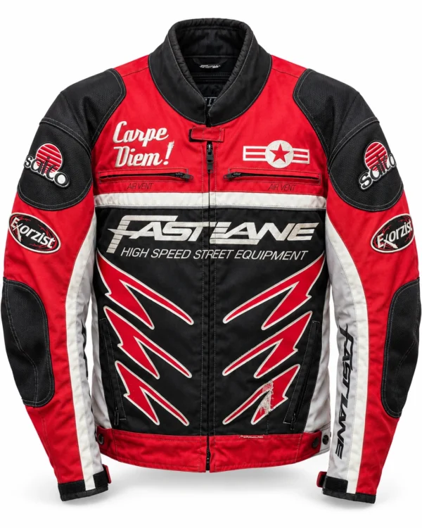 Kurtka motocyklowa Fast Lane by Gecko Racing Carpe Diem rozmiar M z protektorami
