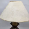 Flamandzka lampa stołowa retro drewno i metal faux drip candle 60 cm