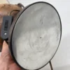 Flamandzka lampa stołowa retro drewno i metal faux drip candle 60 cm