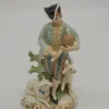 Porcelanowa figurka dudziarz z owcami styl rokoko Capodimonte