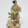 Porcelanowa figurka dudziarz z owcami styl rokoko Capodimonte