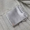 Sweter damski Bogner Fire+Ice biały zapinany 100% bawełna zielone romby